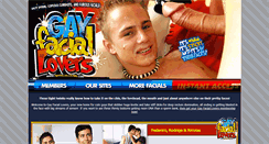 Desktop Screenshot of gayfaciallovers.com